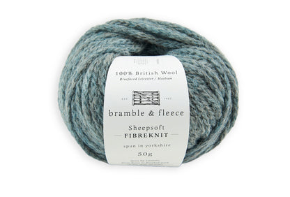Sheepsoft Fibreknit | thick yarn from Bluefaced Leicester wool