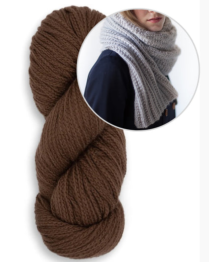 Brosten Shawl | einfaches Muster aus Far von Woolfolk