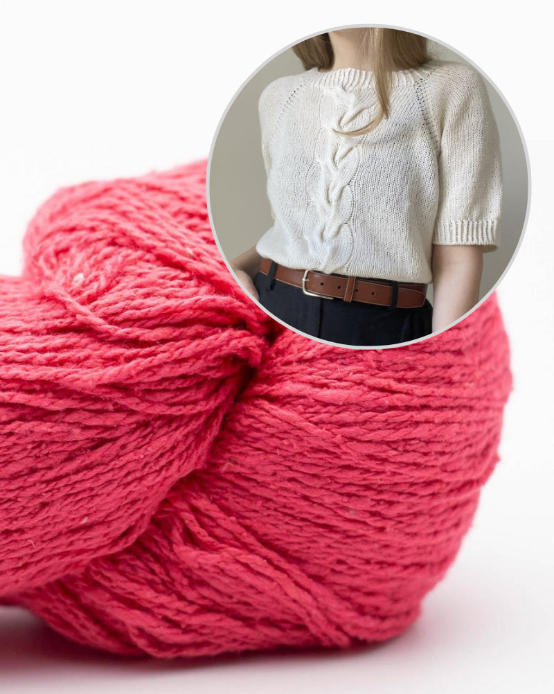 Busan Tee von Aegyoknit mit Soft Silk von BC Garn 9