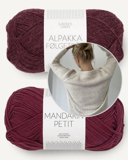 Pull Cabane | le pull d'été parfait en Mandarin Petit et Alpakka Folgetrad 
