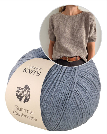 Cabana Tee von Coco Amour Knitwear mit Summer Cashmere von Lana Grossa 11