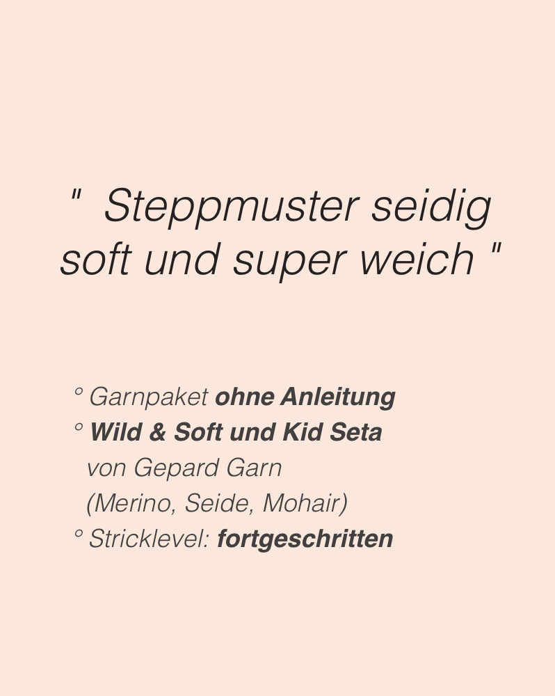 Moreca Knit Chantal Sweater mit Wild & Soft und Kid Seta von Gepard Garn 2