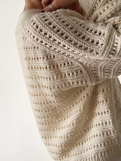 Yutori Cardigan | luxuriös und weich aus Camel DK von Pascuali