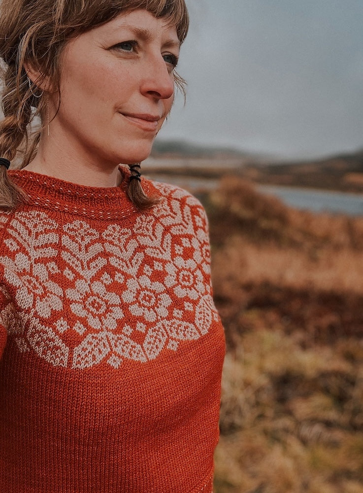 Autumn Alpine Sweater von Caitlin Hunter mit Tynn Merinoull von Sandnes Garn 5