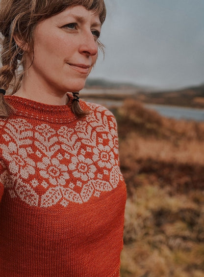 Autumn Alpine Sweater von Caitlin Hunter mit Tynn Merinoull von Sandnes Garn 5
