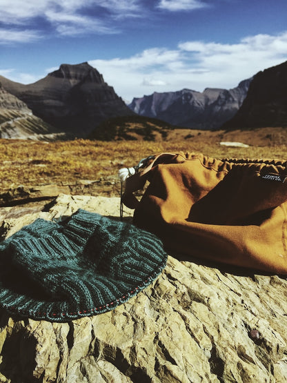 Glacier Park-halsedisse | smukke farvemønstre i Tynd fra Woolfolk