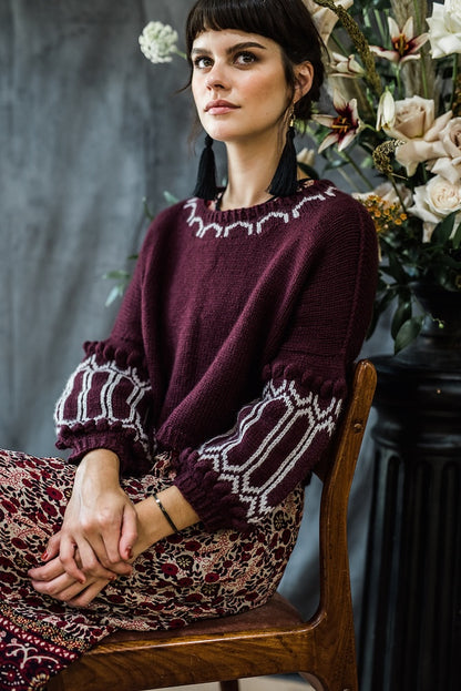 Willowwood-blus | mjuk och fin av Far från Woolfolk