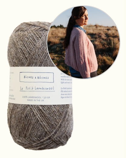 Cardigan No. 11 | Streifenjacke zum Wenden aus Le Petit Lambswool von Biches & Bûches