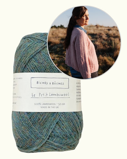 Cardigan No. 11 | Streifenjacke zum Wenden aus Le Petit Lambswool von Biches & Bûches