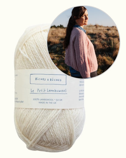 Cardigan No. 11 | Streifenjacke zum Wenden aus Le Petit Lambswool von Biches & Bûches