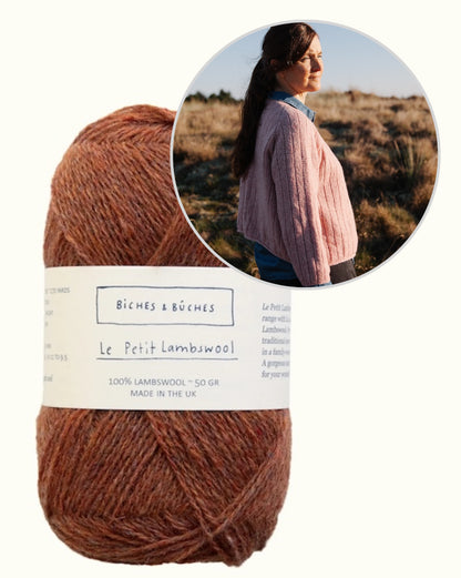 Cardigan No. 11 | Streifenjacke zum Wenden aus Le Petit Lambswool von Biches & Bûches