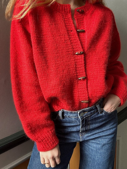 Cardigan No. 9 | classic and everyday wear made from Woolia and Soft Silk Mohair