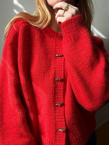 Cardigan No. 9 | classic and everyday wear made from Woolia and Soft Silk Mohair