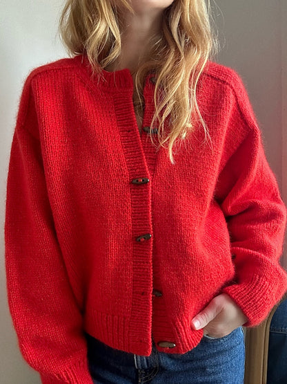 Cardigan No. 9 | classic and everyday wear made from Woolia and Soft Silk Mohair