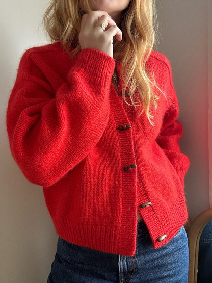 Cardigan No. 9 | classic and everyday wear made from Woolia and Soft Silk Mohair