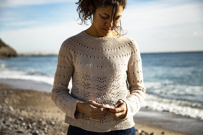 Lovely Sweater | fine shell pattern made from Nepal by Pascuali