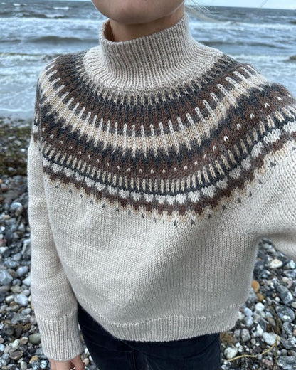Celeste Sweater | simple Norwegian with Peer Gynt from Sandnes Garn 