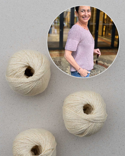 Cersei Tee | leichtes Muster mit Kaschmir aus Sole von Pascuali