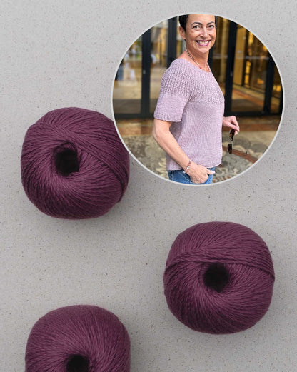 Cersei Tee | leichtes Muster mit Kaschmir aus Sole von Pascuali