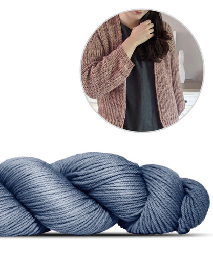Cervion Cardigan | casual jacket made from Cheeky Merino Joy by Rosy Green Wool