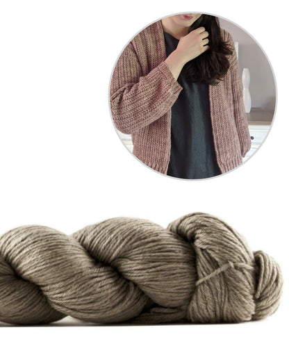 Cervion Cardigan | casual jacket made from Cheeky Merino Joy by Rosy Green Wool
