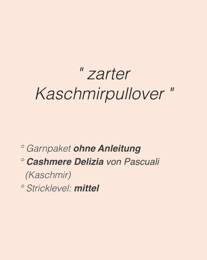 Delizia Sweater | zurückhaltend luxuriös aus Cashmere Delizia von Pascuali