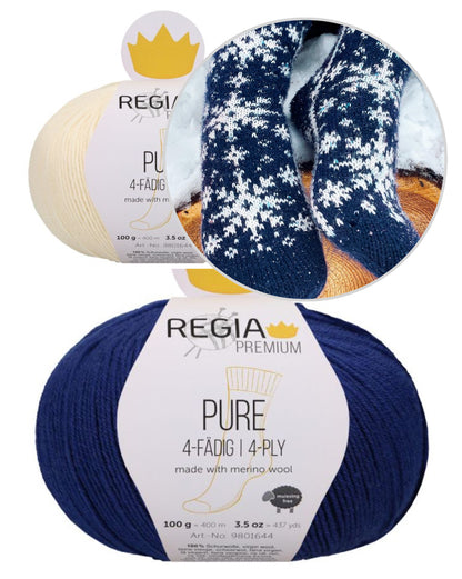 Christmas Eve Socks von Stone Knits mit Pure Premium von Regia 2