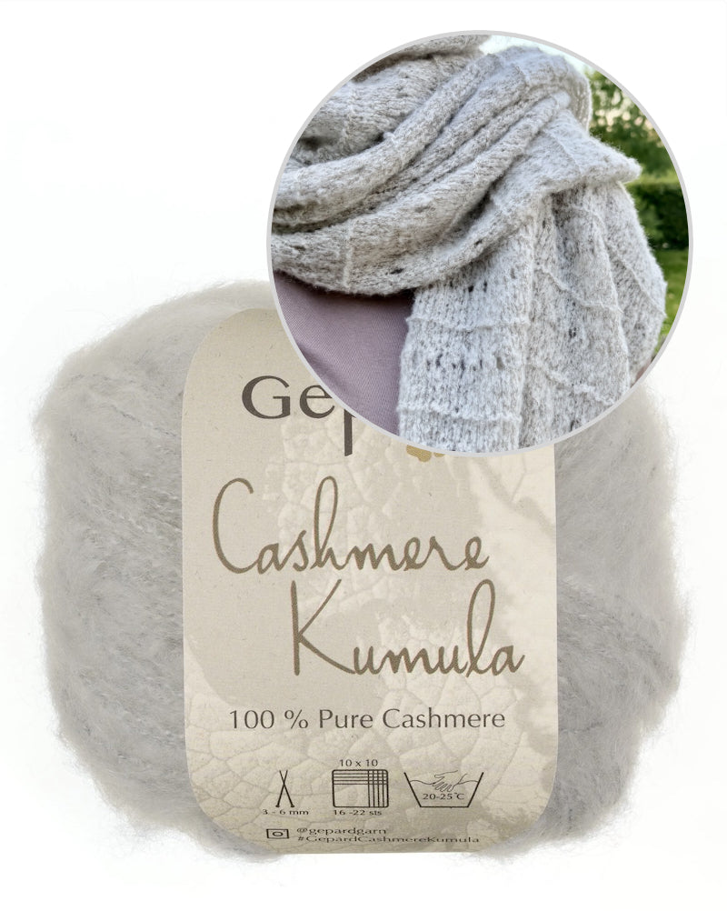 Cirrus Wrap von Rabea von gute-garne mit Cashmere Kumula von Gepard Garn 16