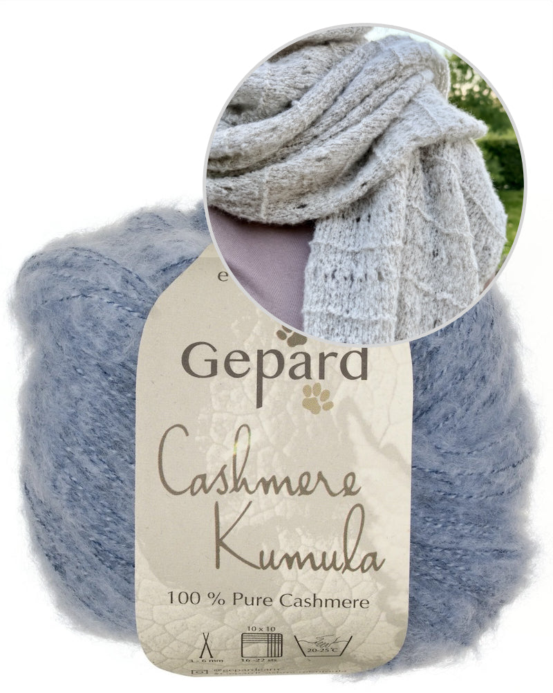 Cirrus Wrap von Rabea von gute-garne mit Cashmere Kumula von Gepard Garn 18