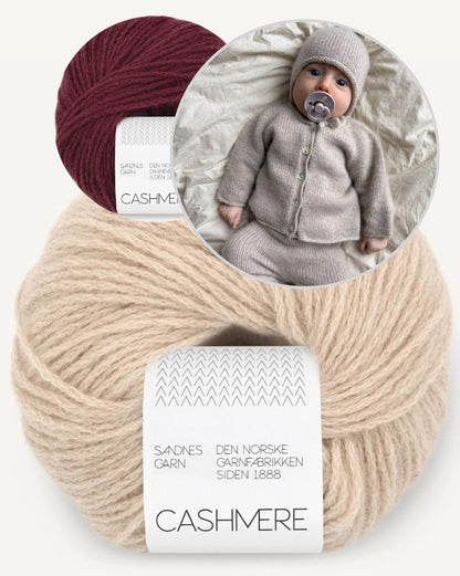 Cleo Baby Set | gift set incredibly soft from Cashmere by Sandnes Garn