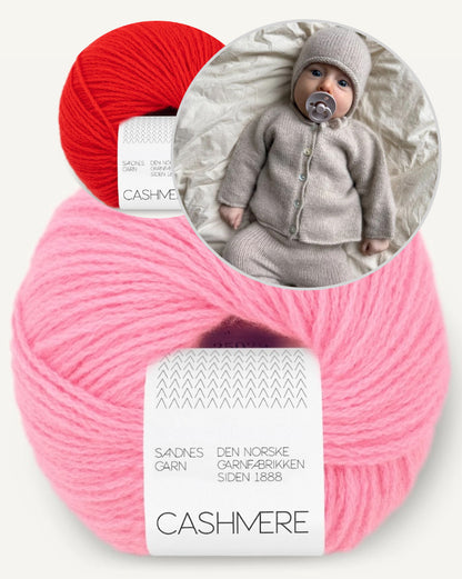 Cleo Baby Set | gift set incredibly soft from Cashmere by Sandnes Garn