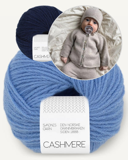 Cleo Baby Set | gift set incredibly soft from Cashmere by Sandnes Garn