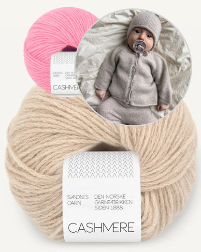 Cleo Baby Set | gift set incredibly soft from Cashmere by Sandnes Garn