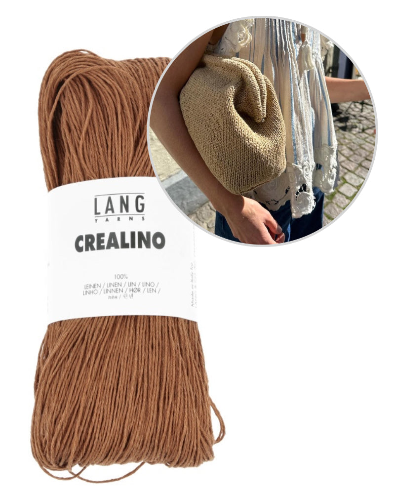Cleo Clutch von PetiteKnit mit Crealino von Lang Yarns 13