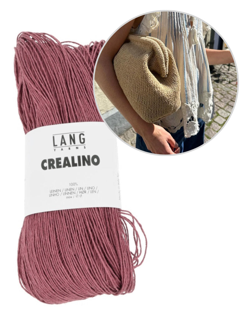 Cleo Clutch von PetiteKnit mit Crealino von Lang Yarns 14