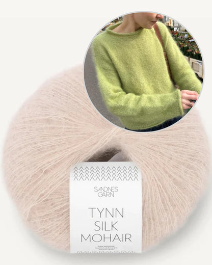 Cloud Blouse | für den Frühling aus Tynn Silk Mohair von Sandnes Garn