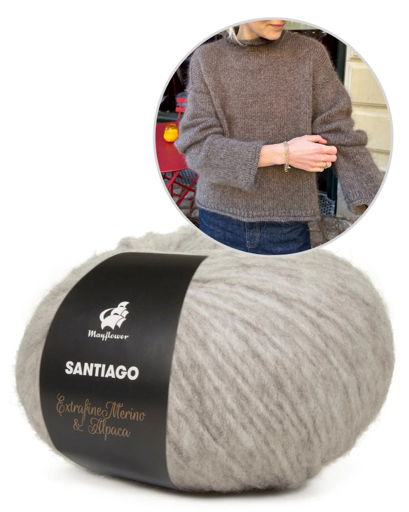 PetiteKnit Cloud Sweater Mayflower Edition mit Santiago 19