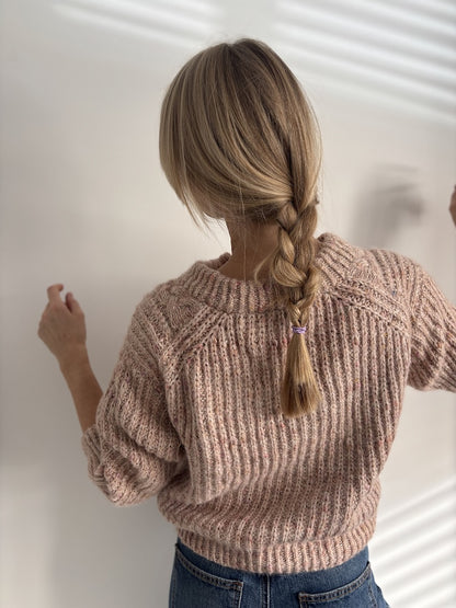 Rosebud Cardigan | fluffig weiches Patentmuster aus My Joy und Kid Seta von Gepard Garn