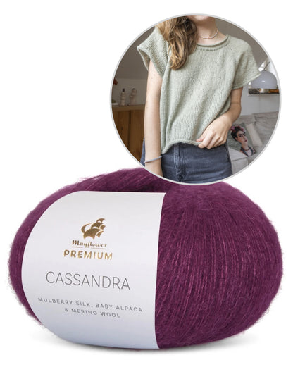 Community KAL Shirt | hauchzartes Shirt aus Cassandra von Mayflower Denmark
