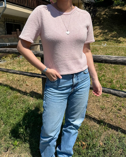 Gaia Tee | super basic made from Pure Silk by Knitting for Olive
