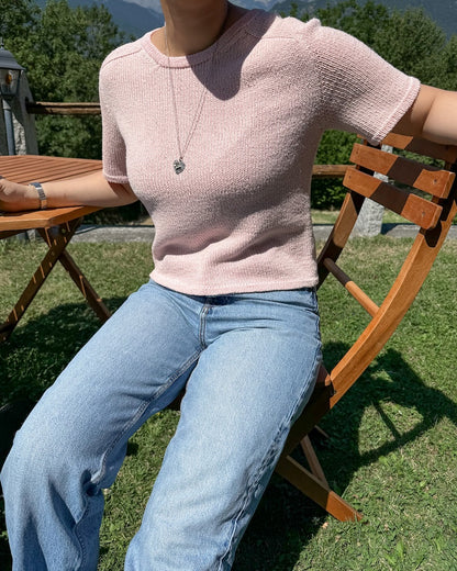 Gaia Tee | super basic made from Pure Silk by Knitting for Olive