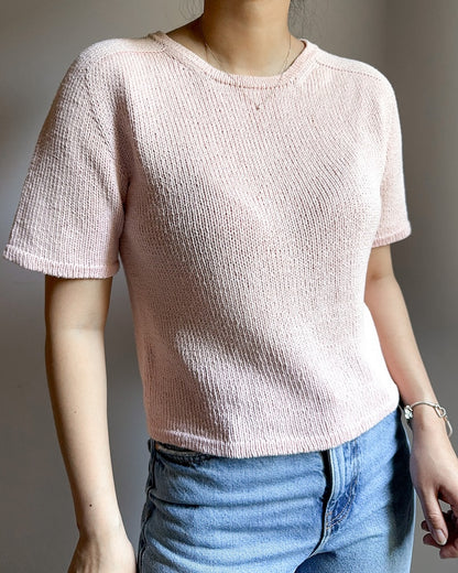 Gaia Tee | super basic made from Pure Silk by Knitting for Olive