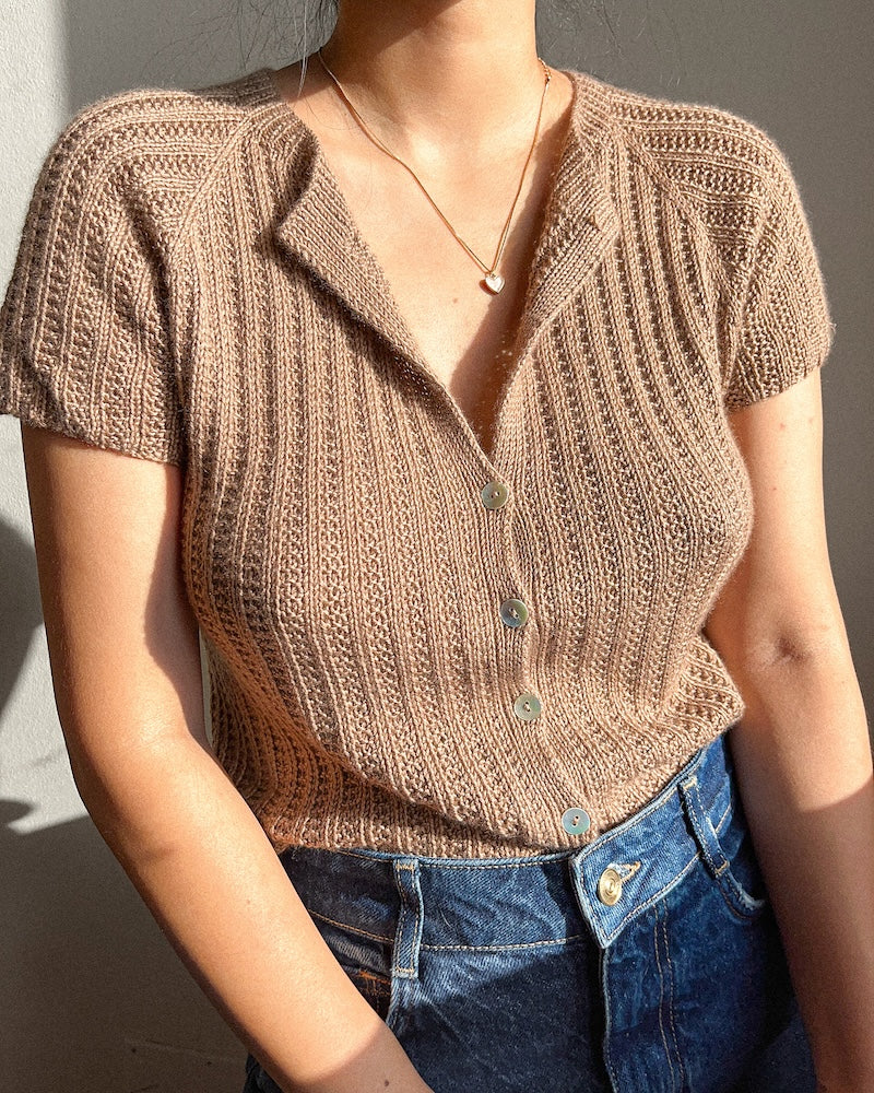 Cookie the Knitter Umbria Summer Top mit Pure Silk von Knitting for Olive 4