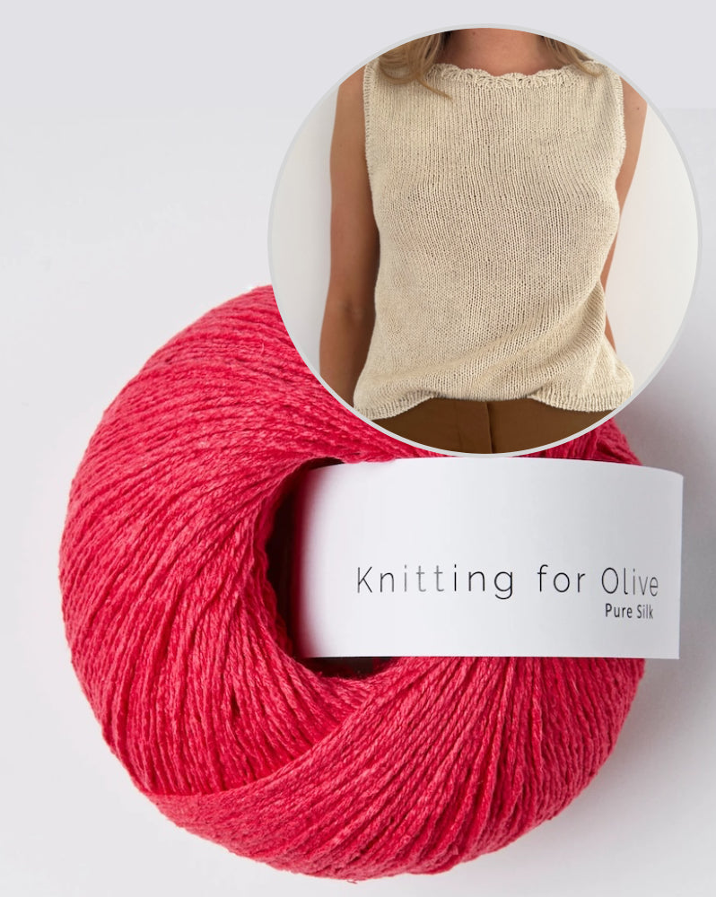 LeKnit Cora Top mit Pure Silk von Knitting for Olive 17