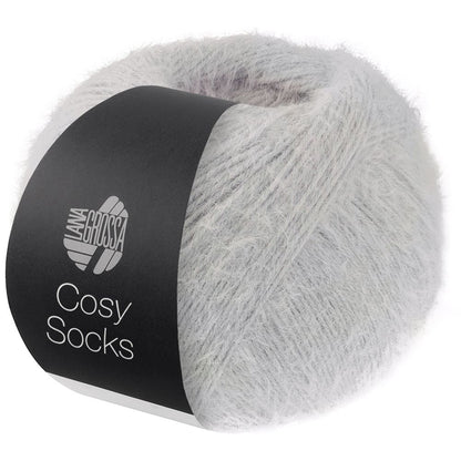 Lana Grossa Cosy Socks Farbe hellgrau 008