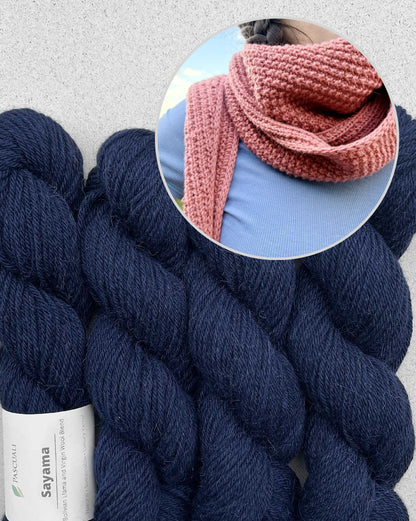 Châle Cozy Pearl | écharpe décontractée pour tous les jours en Sayama de Pascuali