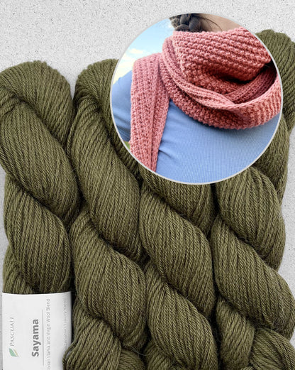 Châle Cozy Pearl | écharpe décontractée pour tous les jours en Sayama de Pascuali