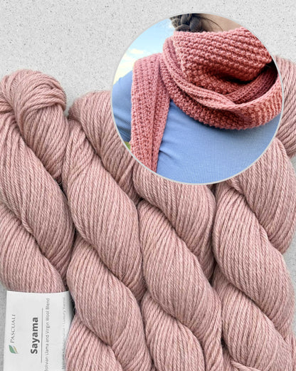 Châle Cozy Pearl | écharpe décontractée pour tous les jours en Sayama de Pascuali