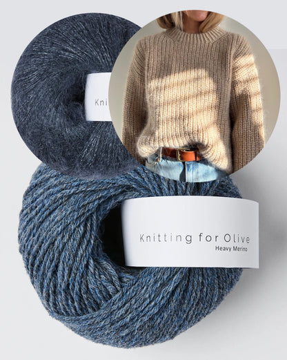 Coco Amour Knitwear Cramond Sweater mit Heavy Merino und Soft Silk Mohair von Knitting for Olive 9