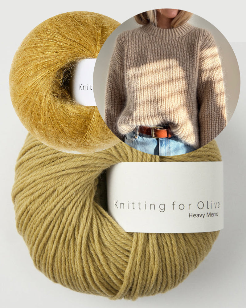 Coco Amour Knitwear Cramond Sweater mit Heavy Merino und Soft Silk Mohair von Knitting for Olive 12
